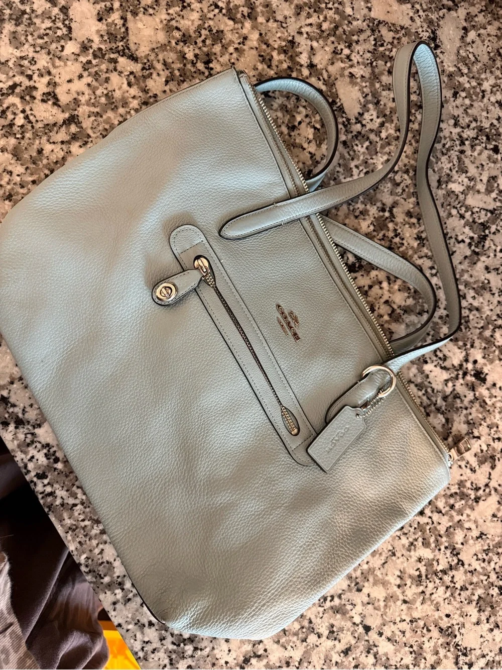 Coach Pebble Leather Tote